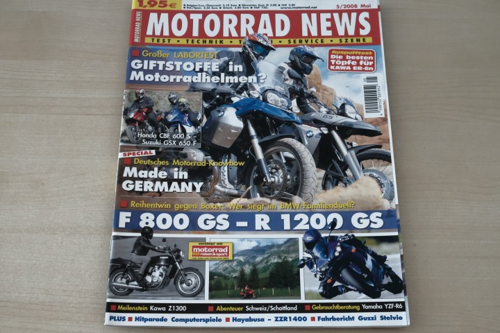 Deckblatt Motorrad News (05/2008)